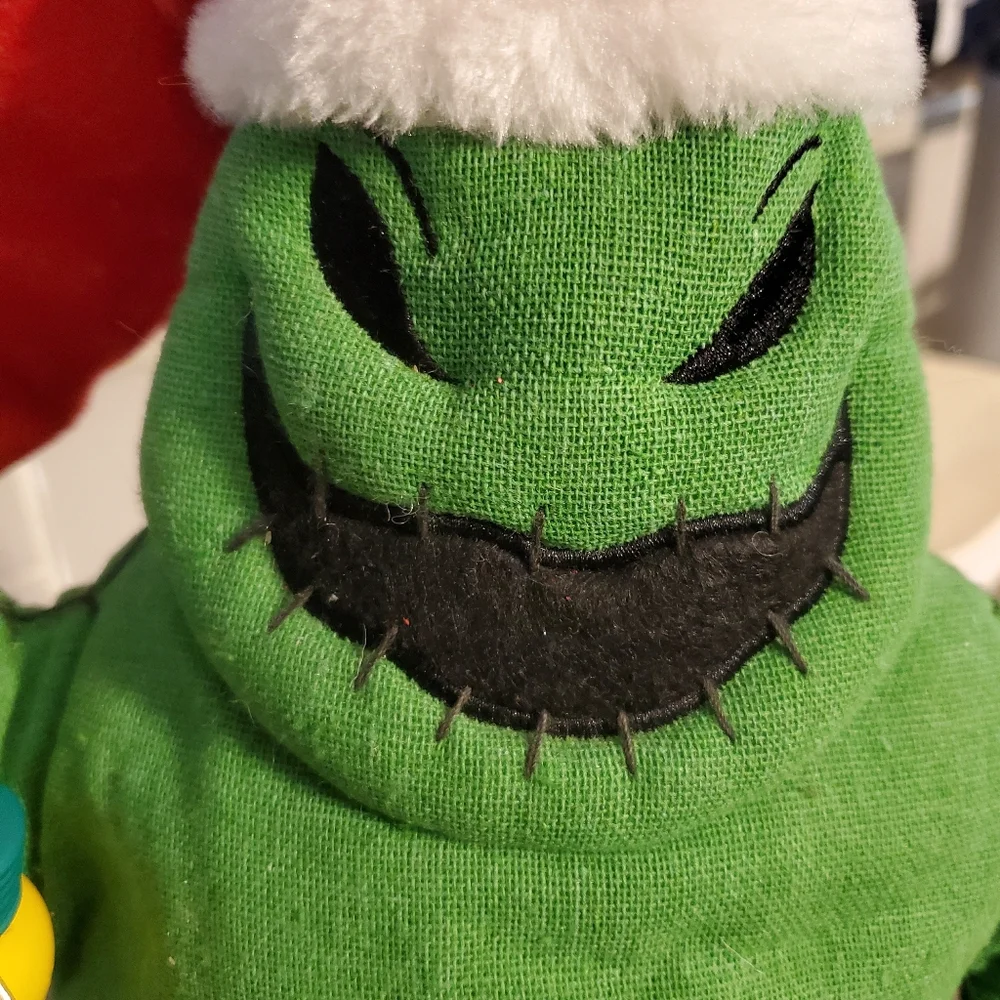 Disney Oogie‎ Boogie Animated Light Up Plush Nightmare Before Christmas 13”
